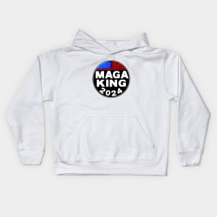 MAGA King Trump Biden 2024 Ultra Kids Hoodie